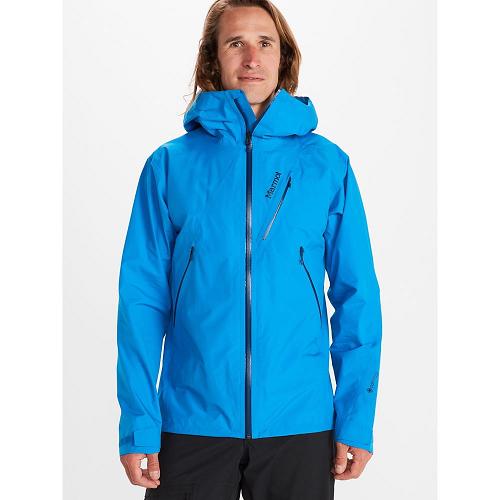 Marmot Rain Jacket Blue NZ - Knife Edge Jackets Mens NZ6941580